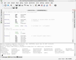 Screenshot of source highlighting in KDevelop