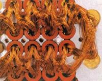 Photograph of core-rope. Click to enlarge. Photograph of core-rope